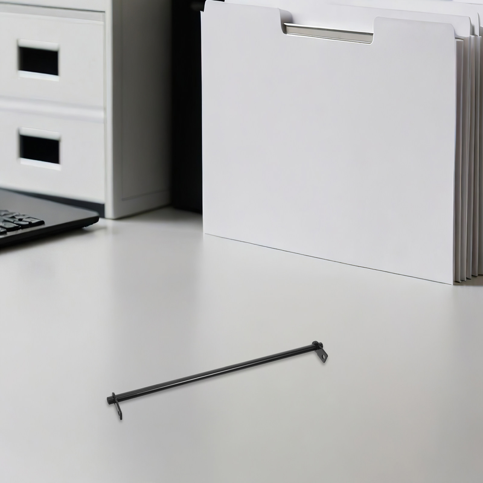 File Folder Hanging - 5 pièces de rails métalliques double-embout