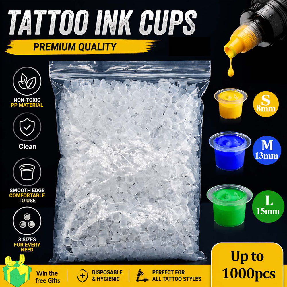 Calligraphy Ink Bottle - 1000/500/100 pièces Gobelets en plastique pour