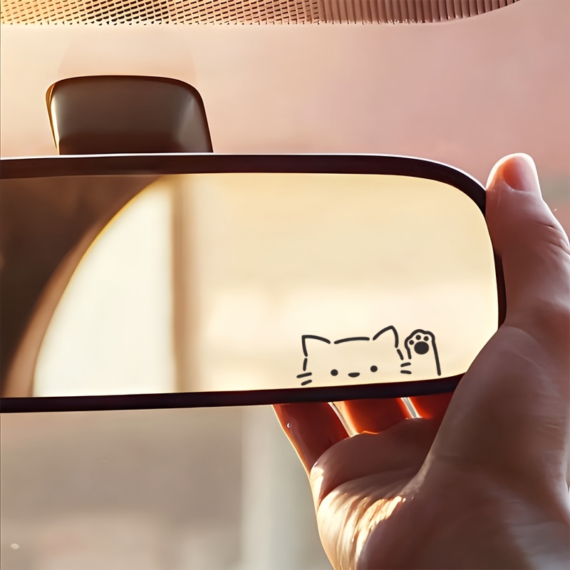Memo Pad Sticky - Autocollant de décoration pour rétroviseur de