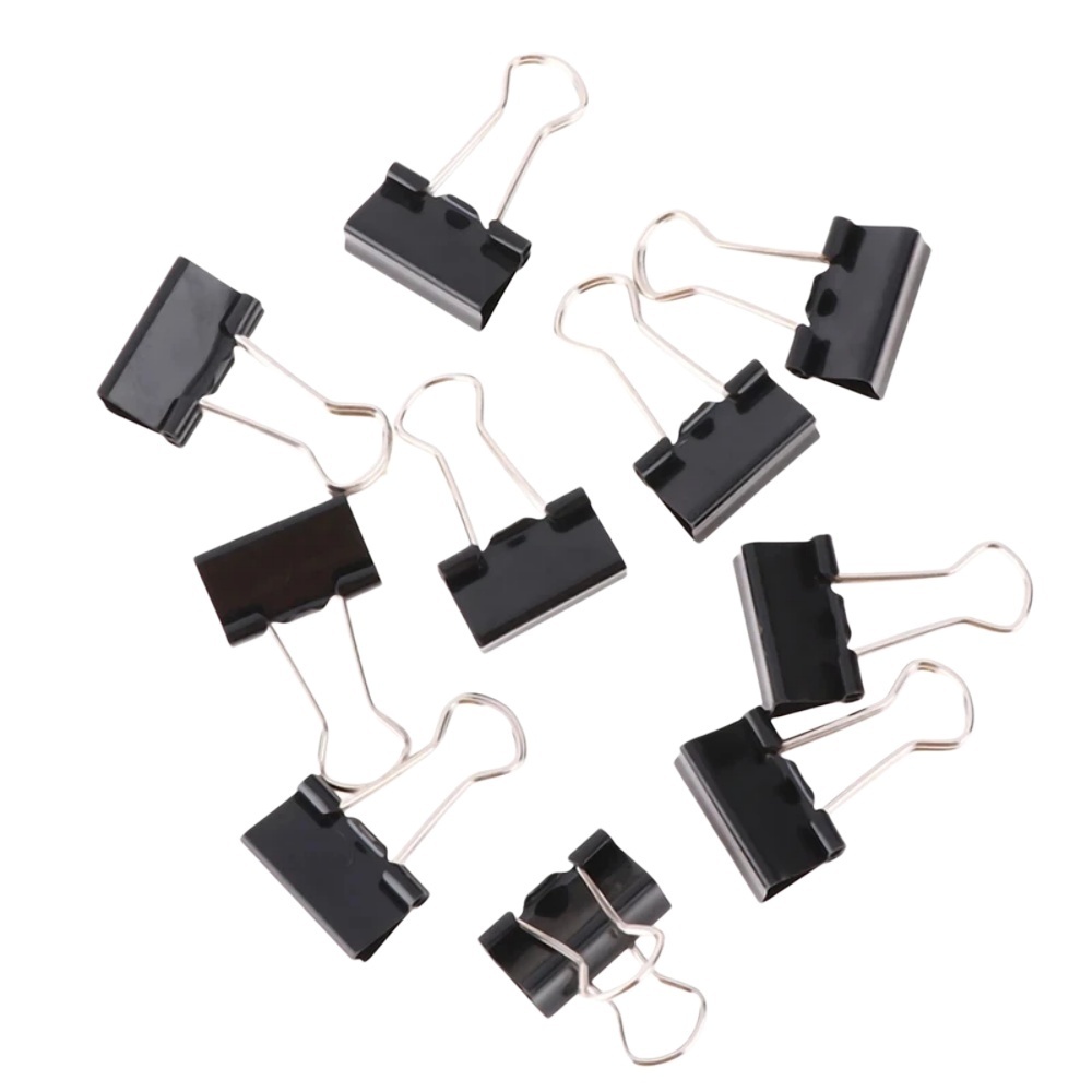 Stationery Supplies Business - 10 pinces métalliques pour documents, marque-pages,