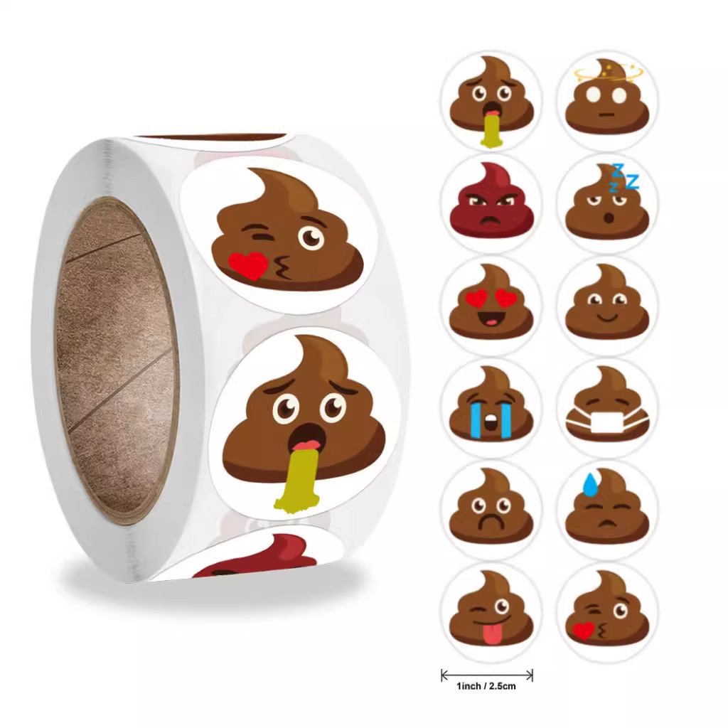 Memo Pad Sticky - 100-500 pièces drôle merde dessin animé