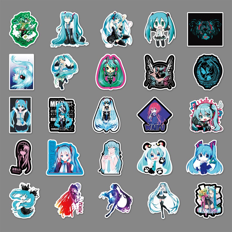 Autocollants Graffiti Hatsune  - Memo Pad Sticky avis et prix