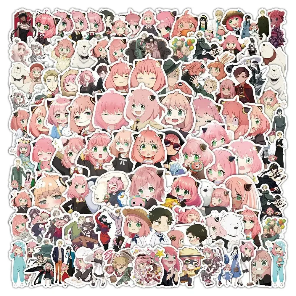 100 autocollants SPY×FAMILY -  - Memo Pad Sticky avis et prix